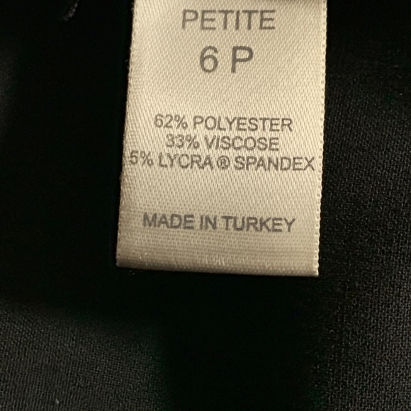 DKNY Black Plaza Trousers in 6 Petite - Picture 2 of 6